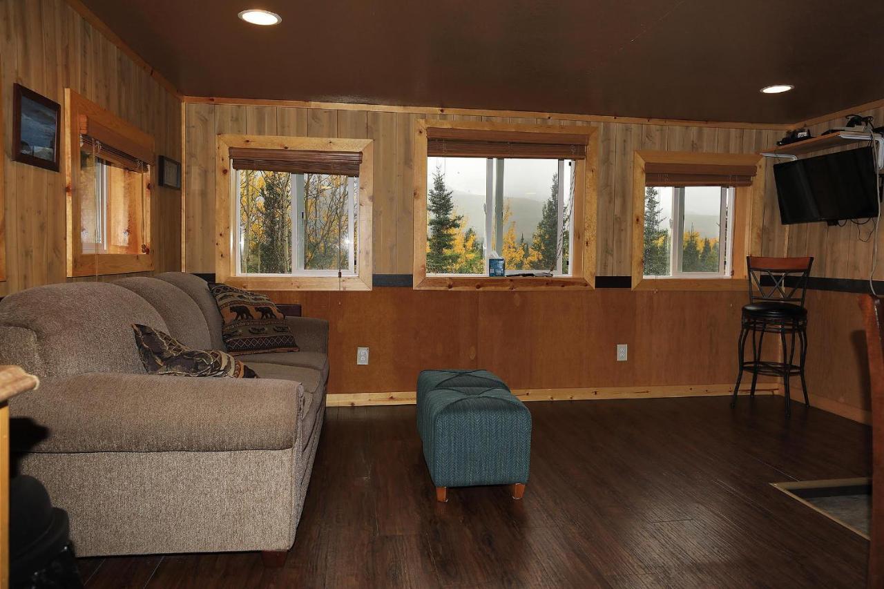Denali Park View Family Log Cabin 外观 照片